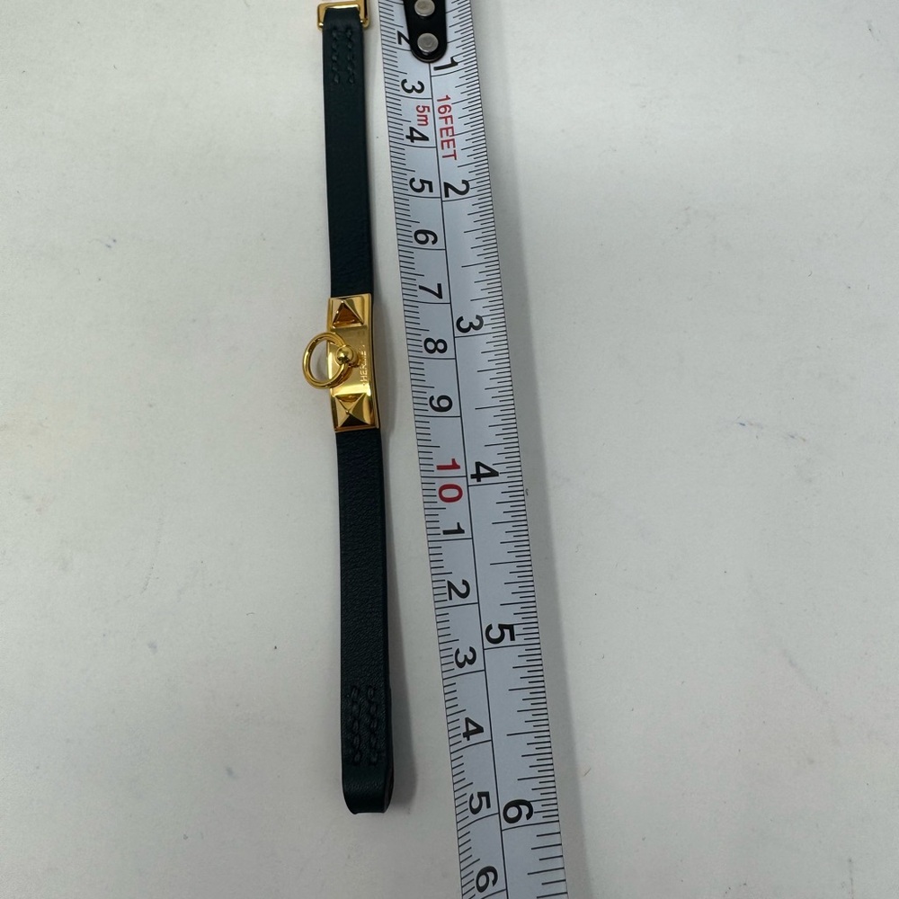 💯Authentic HERMES Rivale Mini Bracelet- deep black/blue - Picture 5 of 5